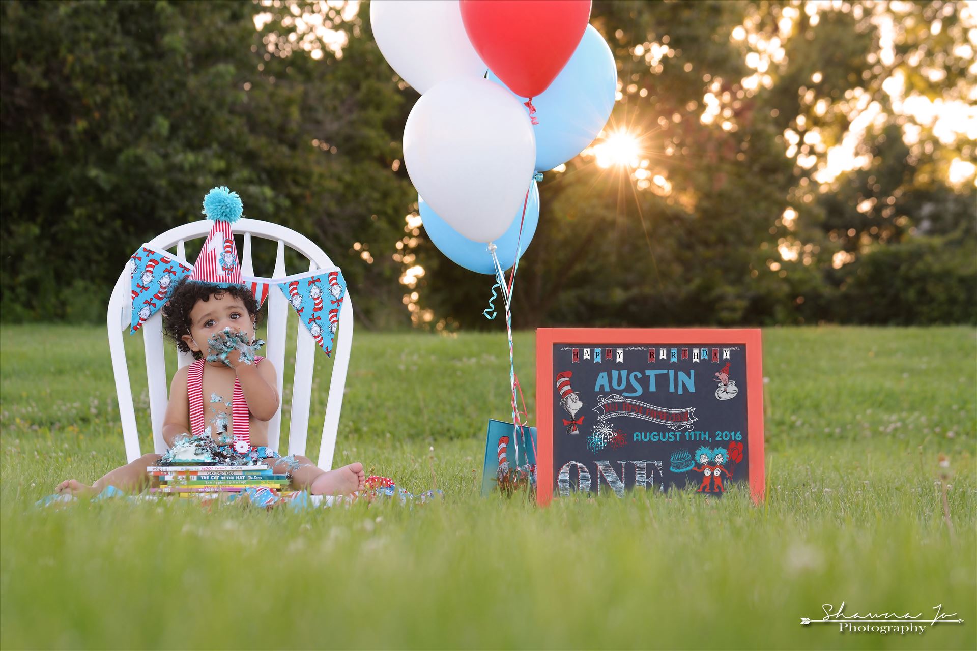 Austin turns one.jpg - Baby A.J. turns one! by Shawna Jo Photography