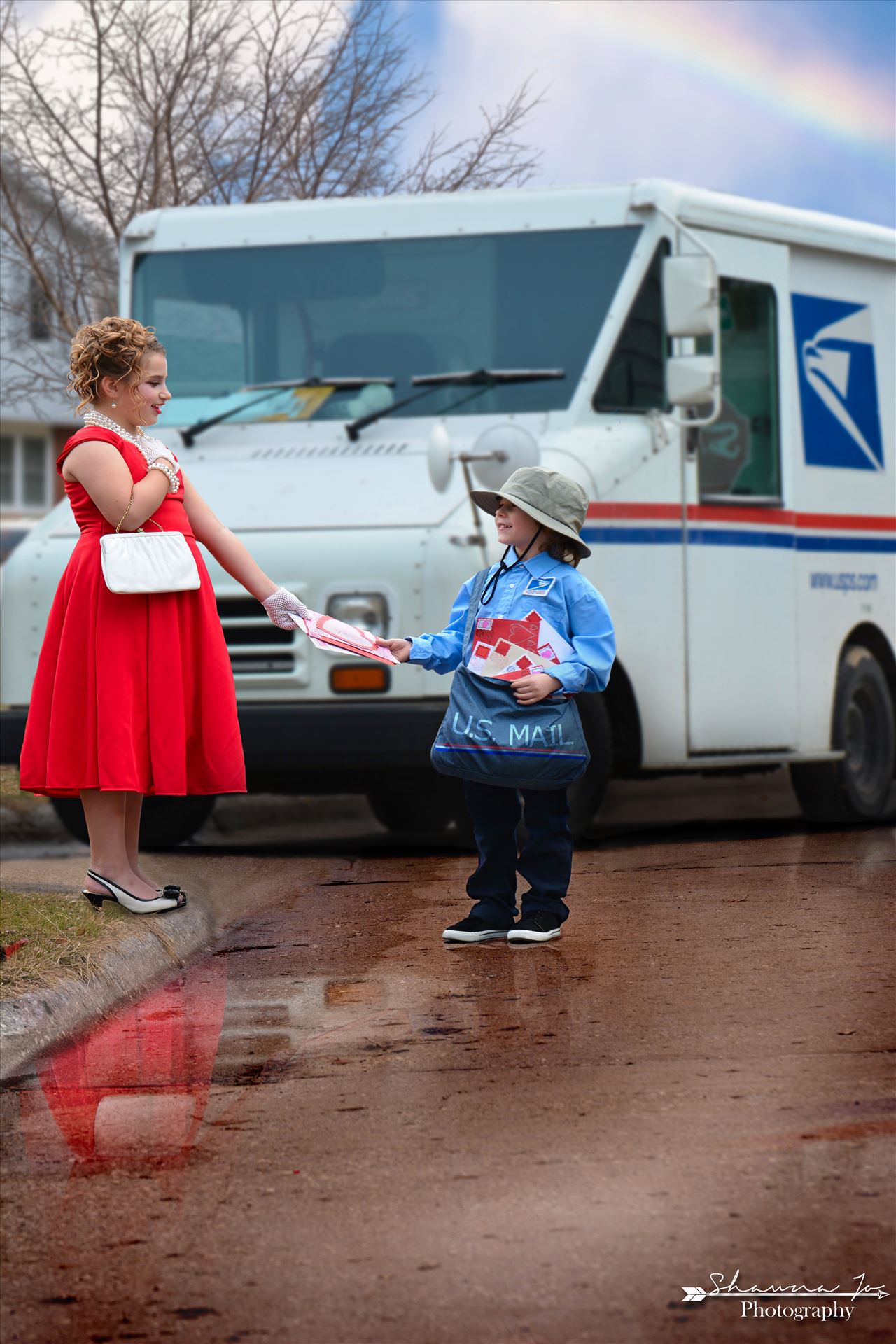 postman-1editWATERMARK.jpg - special delivery! You've got mail by Shawna Jo Photography